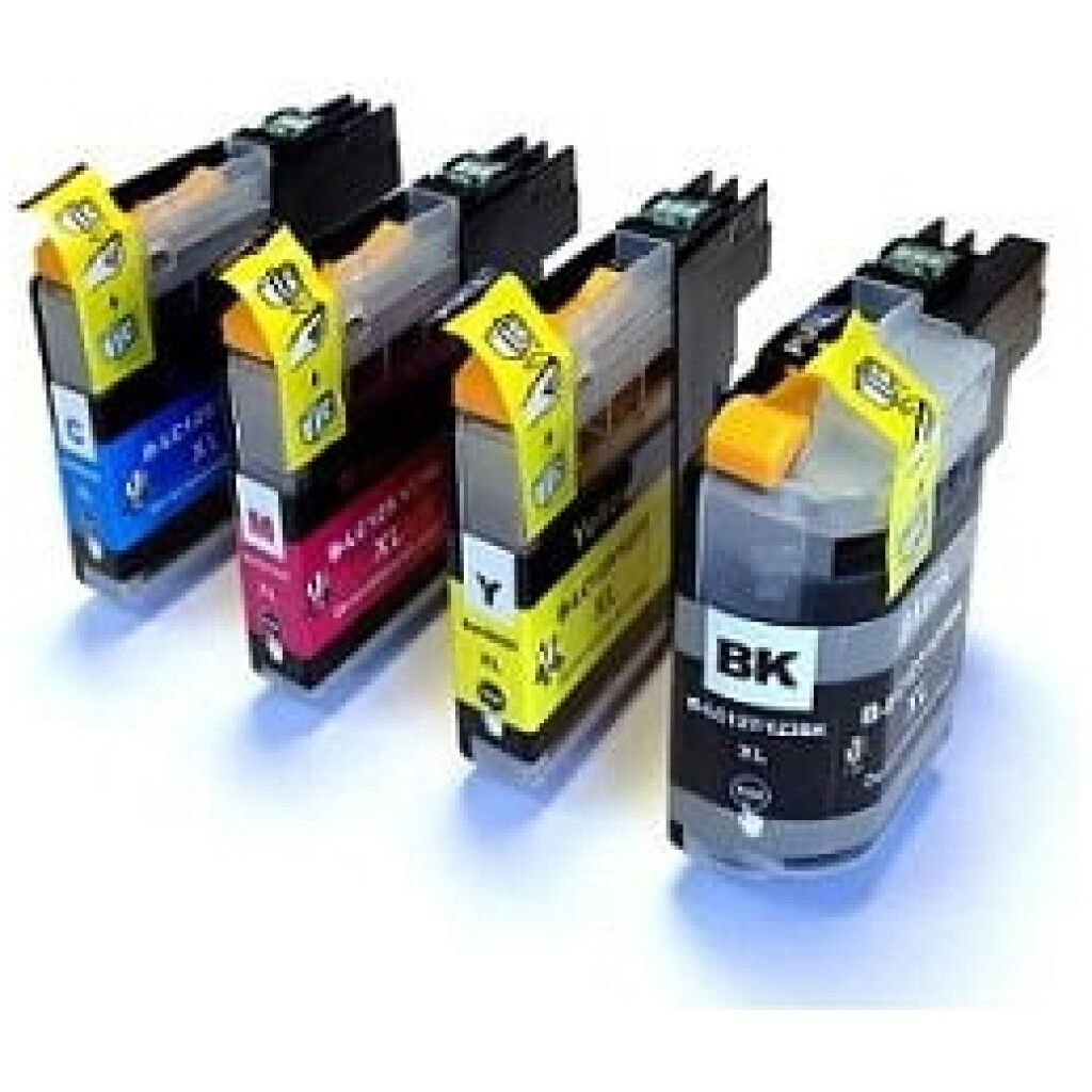 Pack 13 Cartouches D'Encre Compatibles Brother - 3x Noir LC127XL + 10x Couleurs QUALITONER