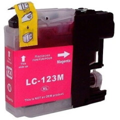 Kompatibilna kartuša za Brother LC123, škrlatna