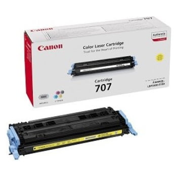 Toner Canon CRG-707 rumena, original - Kartuse.si