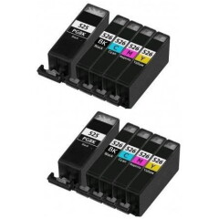 Komplet kartuš za Canon PGI-525 + CLI-526 dvojno pakiranje, kompatibilna