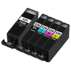 Komplet kartuš za Canon PGI-525 + CLI-526, kompatibilna