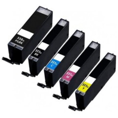 Komplet kartuš za Canon PGI-550XL + CLI-551XL, kompatibilna