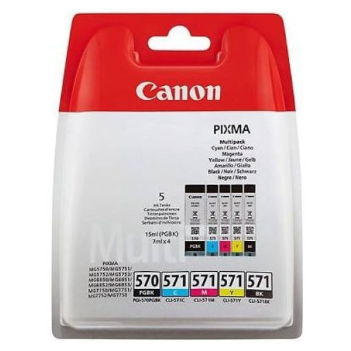 Komplet kartuš Canon PGI-570 + CLI-571 original - Kartuse.si