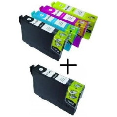 Komplet kartuš za Epson T1295 + T1291 črna, kompatibilna
