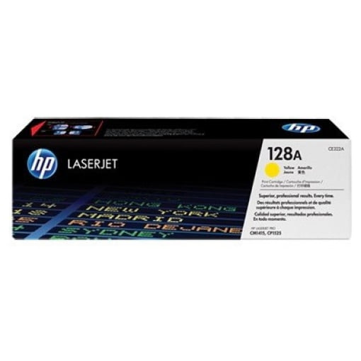 Toner HP 128A (CE322A) rumena, original - Kartuse.si