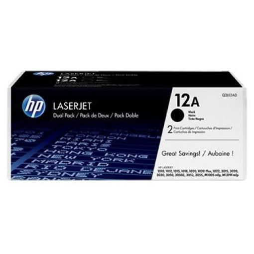 Toner HP 12A (Q2612AD) dvojno pakiranje, original - Kartuse.si