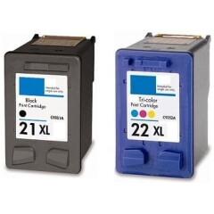 Komplet kartuš za HP 21XL + 22XL, nove kompatibilne