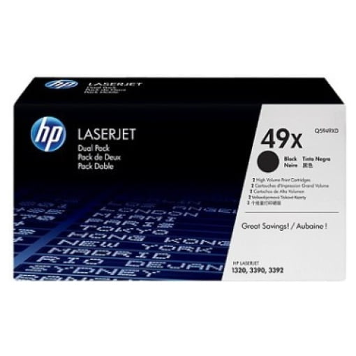 Toner HP 49X (Q5949XD) dvojno pakiranje, original - Kartuse.si