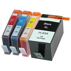 Komplet kartuš za HP 934XL + 935XL, kompatibilna