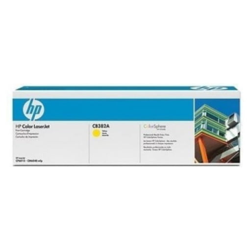 Toner HP CB382A rumena, original - Kartuse.si