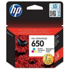 Originalna kartuša za HP 650 (CZ102AE), barvna