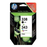 Komplet kartuš HP 338 + 343 (SD449EE), original / Odprodaja - Kartuse.si