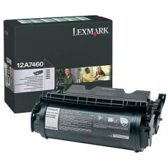 Originalni toner za Lexmark 12A7460 črna, črn