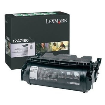 Toner Lexmark 12A7460 črna, original - Kartuse.si