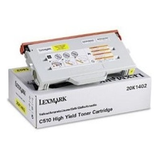 Toner Lexmark 20K1402 rumena, original - Kartuse.si