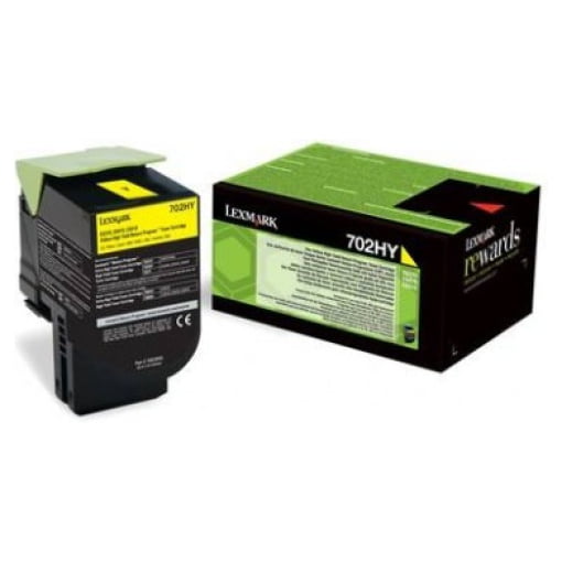 Toner Lexmark 70C2HY0 rumena, original - Kartuse.si