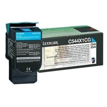 Toner Lexmark C544X1CG modra, original - Kartuse.si