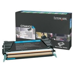 Originalni toner za Lexmark C734A1CG modra, moder