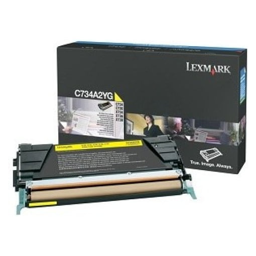 Toner Lexmark C734A1YG rumena, original - Kartuse.si