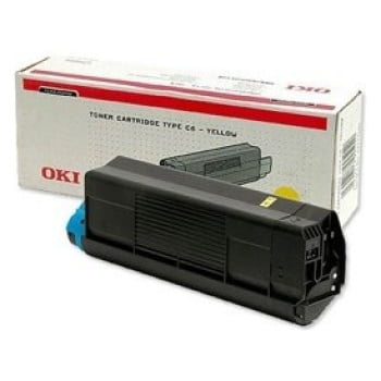 Toner OKI C3100 (42804513) rumena, original - Kartuse.si