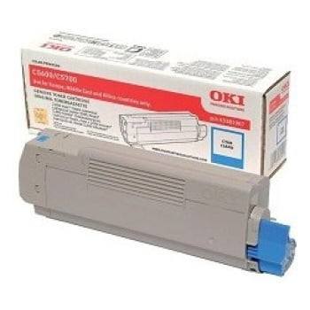 Toner OKI C5600 (43381907) modra, original - Kartuse.si