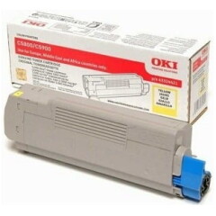 Originalni toner za OKI C5800 (43324421), rumen