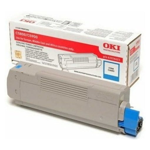 Toner OKI C5800 (43324423) modra, original - Kartuse.si