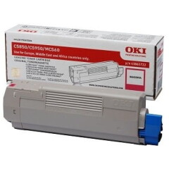 Originalni toner za OKI C5850 (43865722), škrlaten