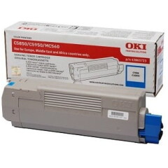 Originalni toner za OKI C5850 (43865723), moder