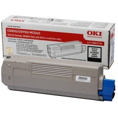 Originalni toner za OKI C5850 (43865724), črn