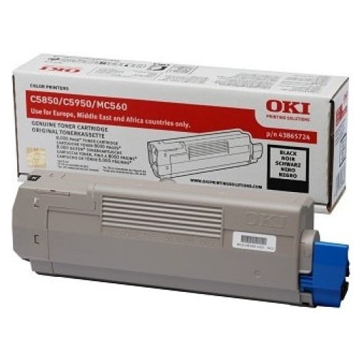 Toner OKI C5850 (43865724) črna, original - Kartuse.si