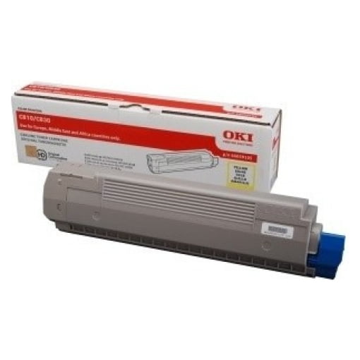 Toner OKI C810 (44059105) rumena, original - Kartuse.si