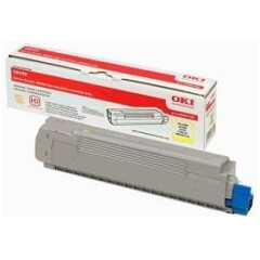 Originalni toner za OKI C8600 (43487709), rumen