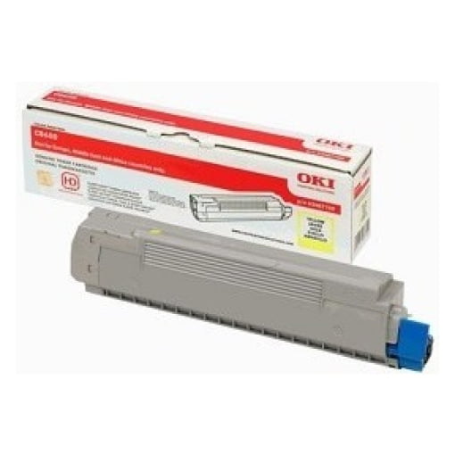 Toner OKI C8600 (43487709) rumena, original - Kartuse.si