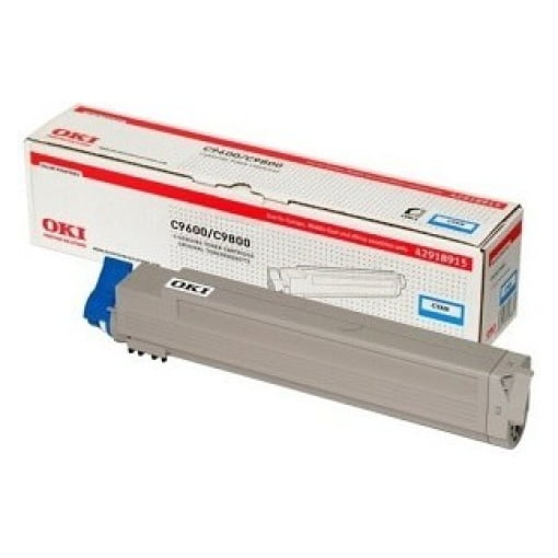 Toner OKI C9600 (42918915) modra, original - Kartuse.si