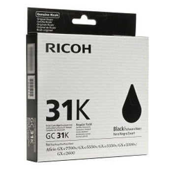 Kartuša Ricoh GC31BK (405688) črna, original - Kartuse.si