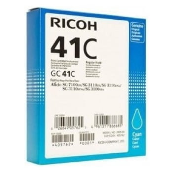 Kartuša Ricoh GC41C HC (405762) modra, original - Kartuse.si
