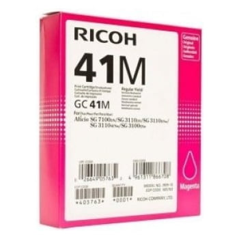 Kartuša Ricoh GC41M HC (405763) škrlatna, original - Kartuse.si