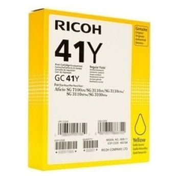 Kartuša Ricoh GC41Y HC (405764) rumena, original - Kartuse.si