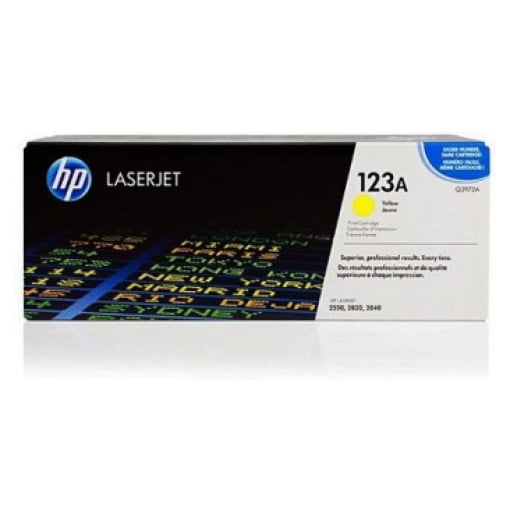 Toner HP 123A (Q3972A) rumena, original - Kartuse.si