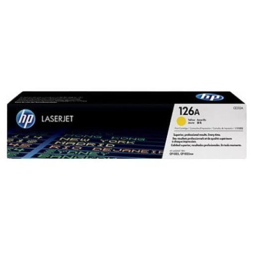 Toner HP 126A (CE312A) rumena, original - Kartuse.si