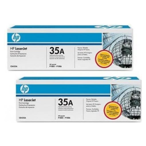 Toner HP 35A (CB435AD) dvojno pakiranje, original - Kartuse.si