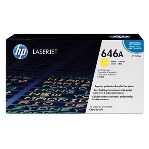 Toner HP 646A (CF032A) rumena, original - Kartuse.si