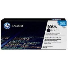 Originalni toner za HP 650A (CE270A), črn