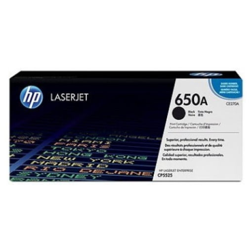 Toner HP 650A (CE270A) črna, original - Kartuse.si