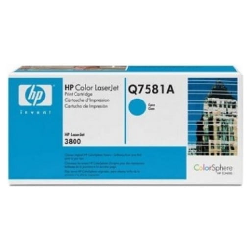 Toner HP Q7581A modra, original - Kartuse.si