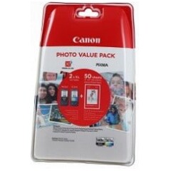 Canon PG-560XL + CL-561XL komplet, original + foto papir Odprodaja POŠKODOVANA EMBALAŽA