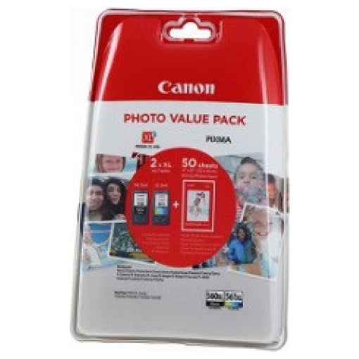 Komplet kartuš Canon PG-560XL + CL-561XL original + foto papir - Kartuse.si
