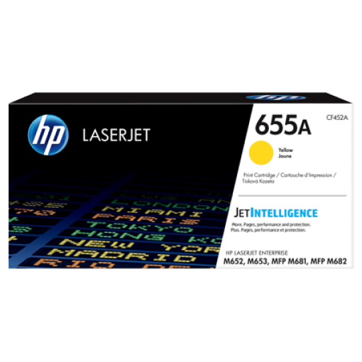 Toner HP 655A (CF452A) rumena, original - Kartuse.si