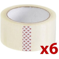 Lepilni trak 6x 48mm x 60m, prozoren